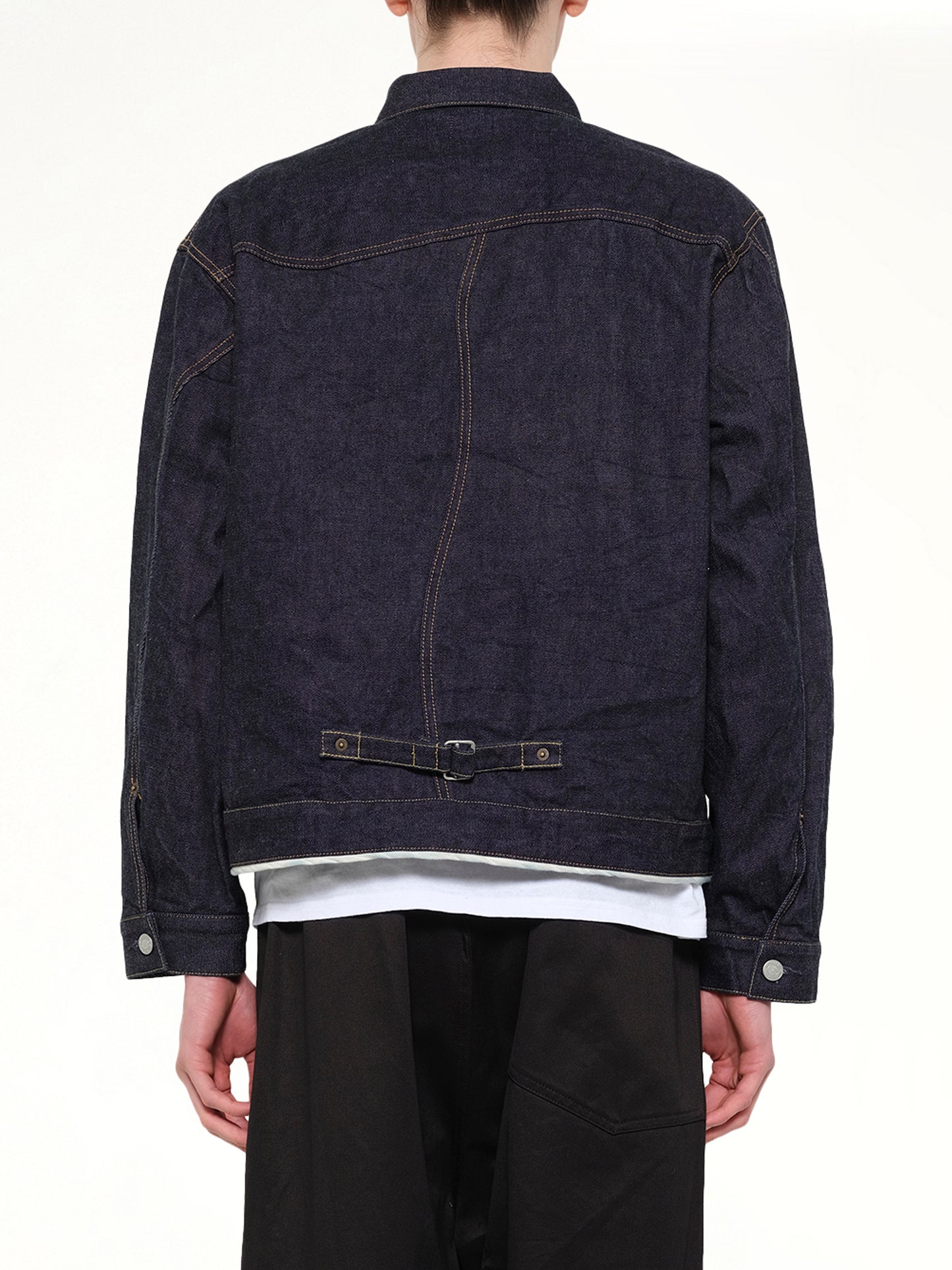 Denim Blouson in Indigo