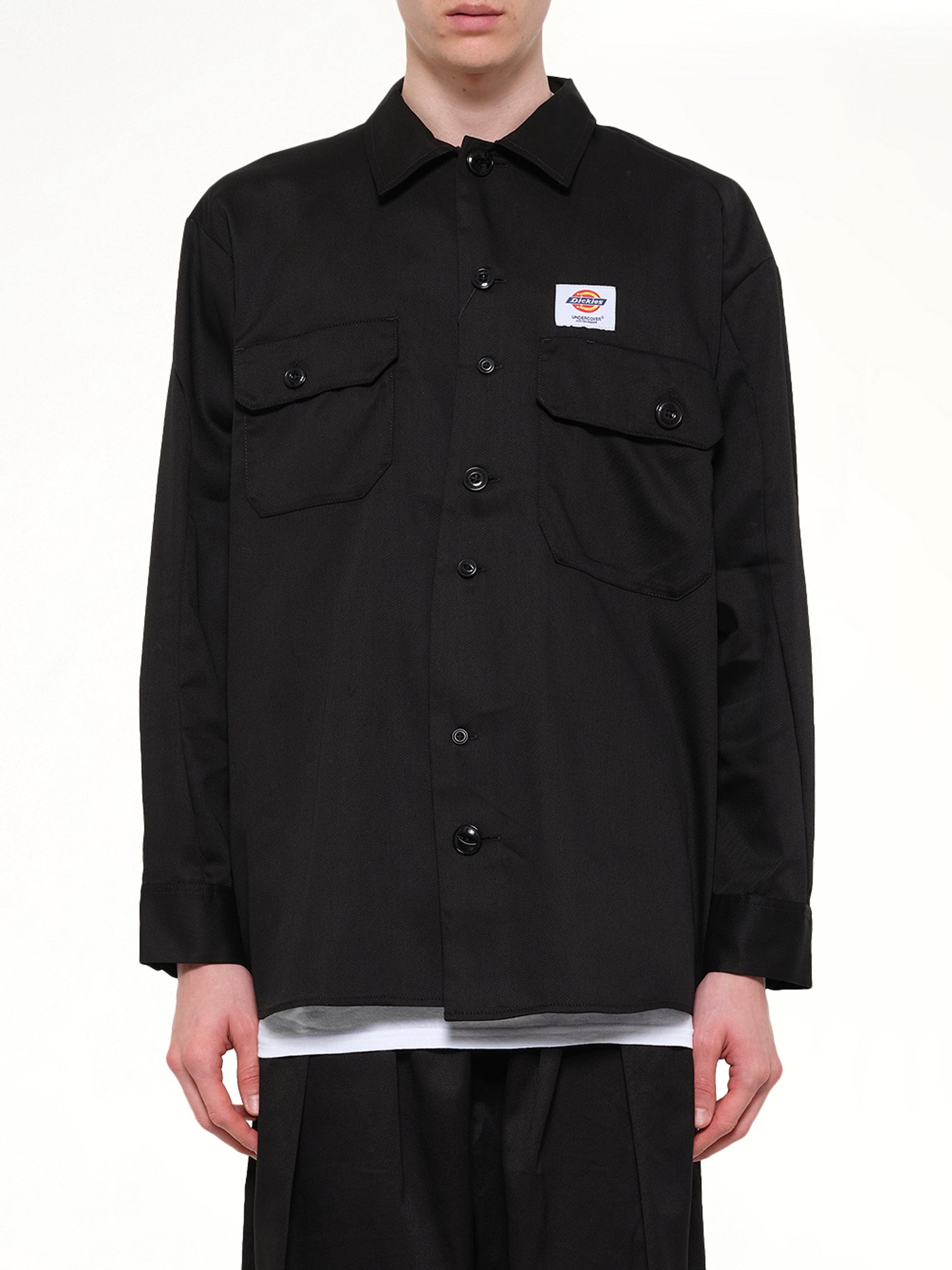 Dickies x UC 黑色长袖衬衫