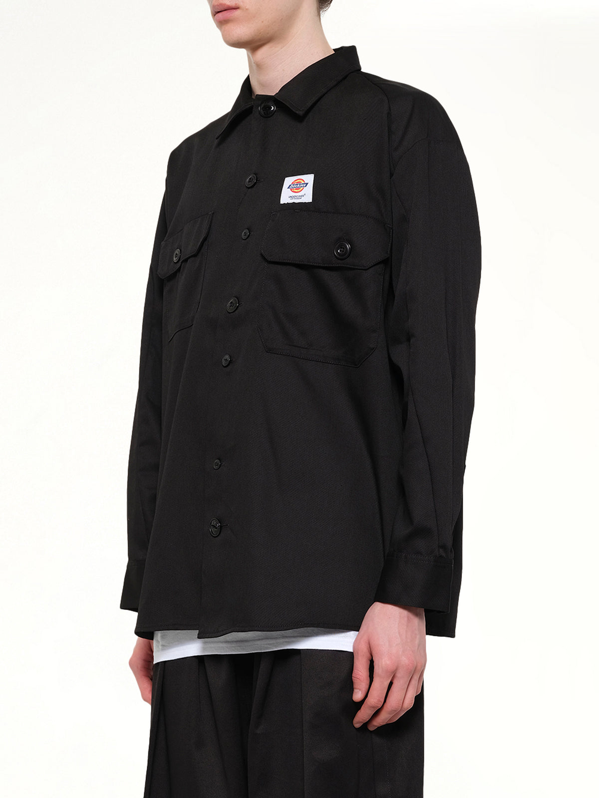 Dickies x UC 黑色长袖衬衫