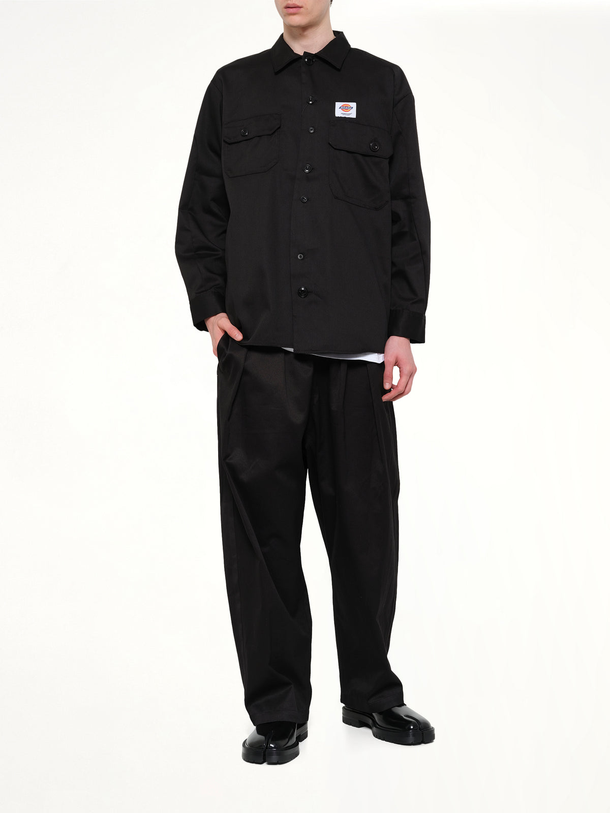 Dickies x UC 黑色长袖衬衫