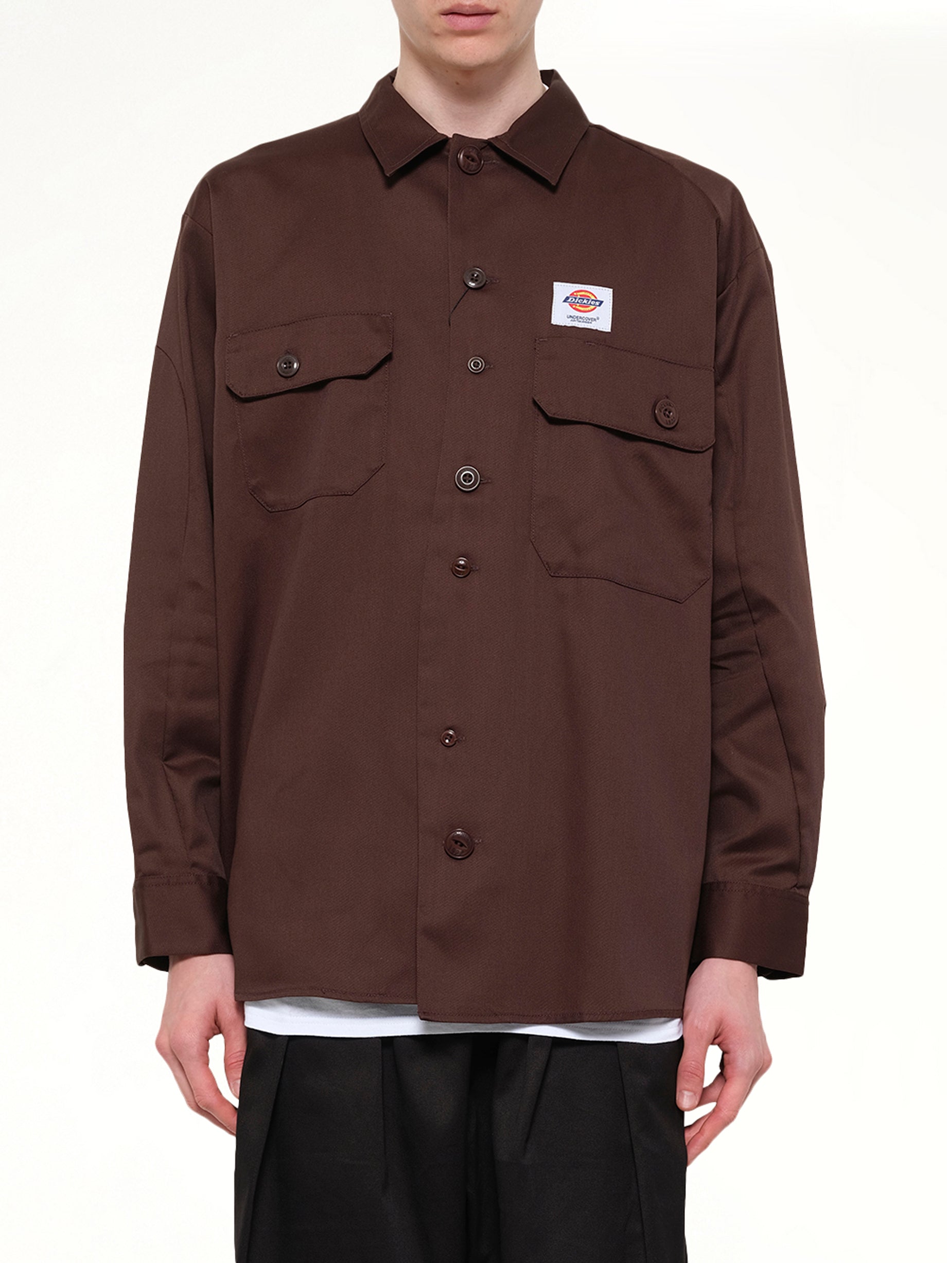 Dickies x UC LS Shirt in Brown