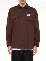Dickies x UC 长袖衬衫（棕色）