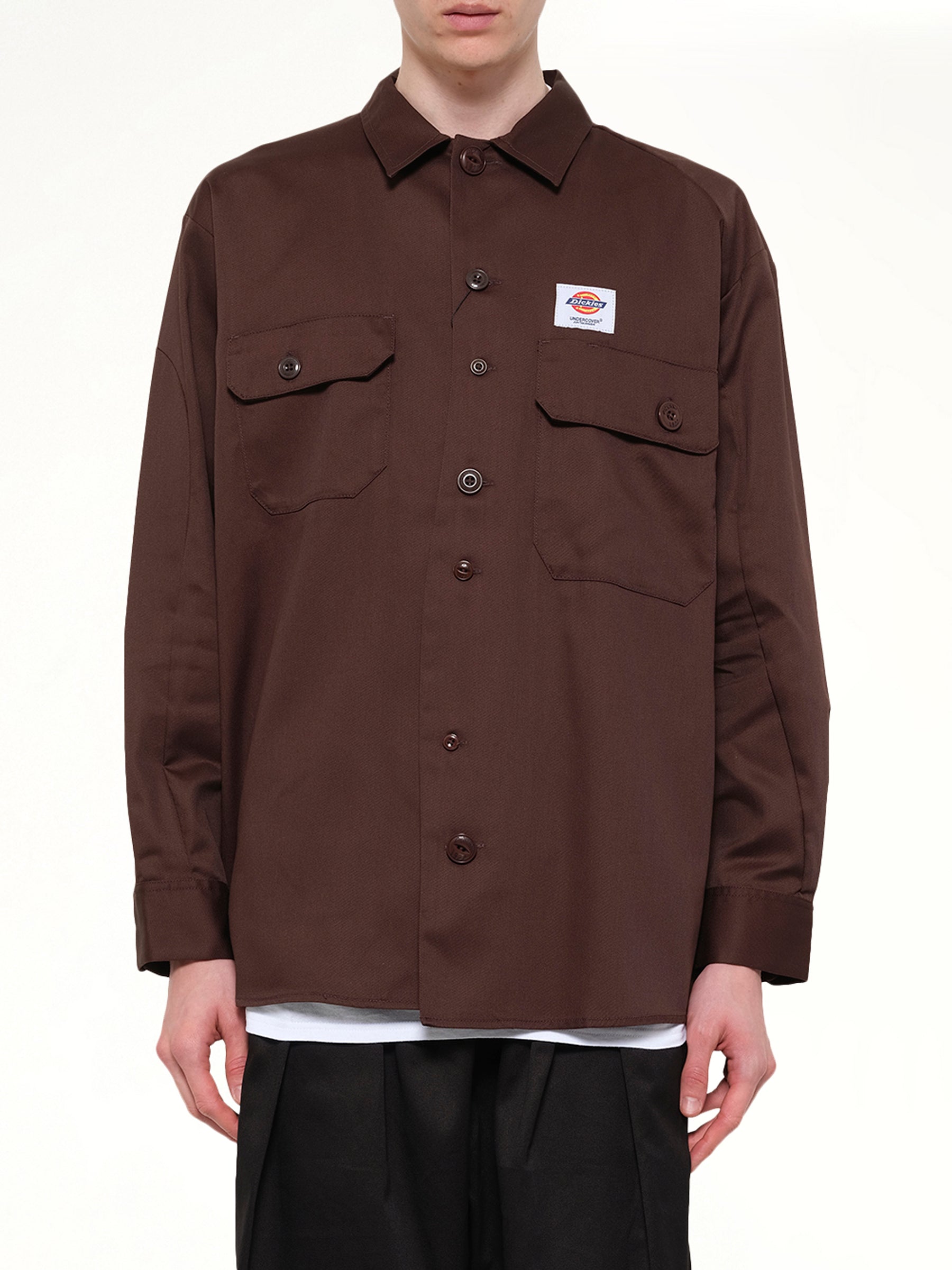 Dickies x UC 长袖衬衫（棕色）