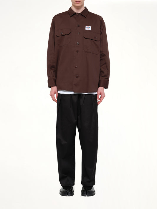 Dickies x UC LS Shirt in Brown
