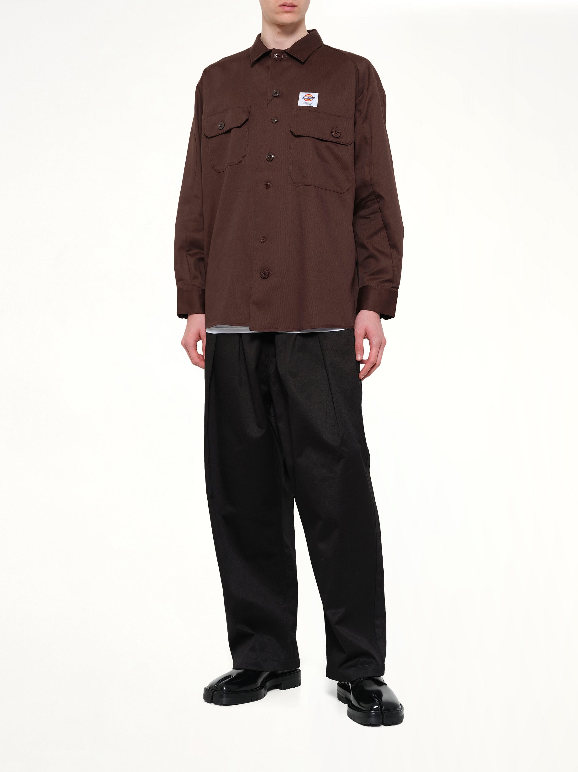 Dickies x UC 长袖衬衫（棕色）