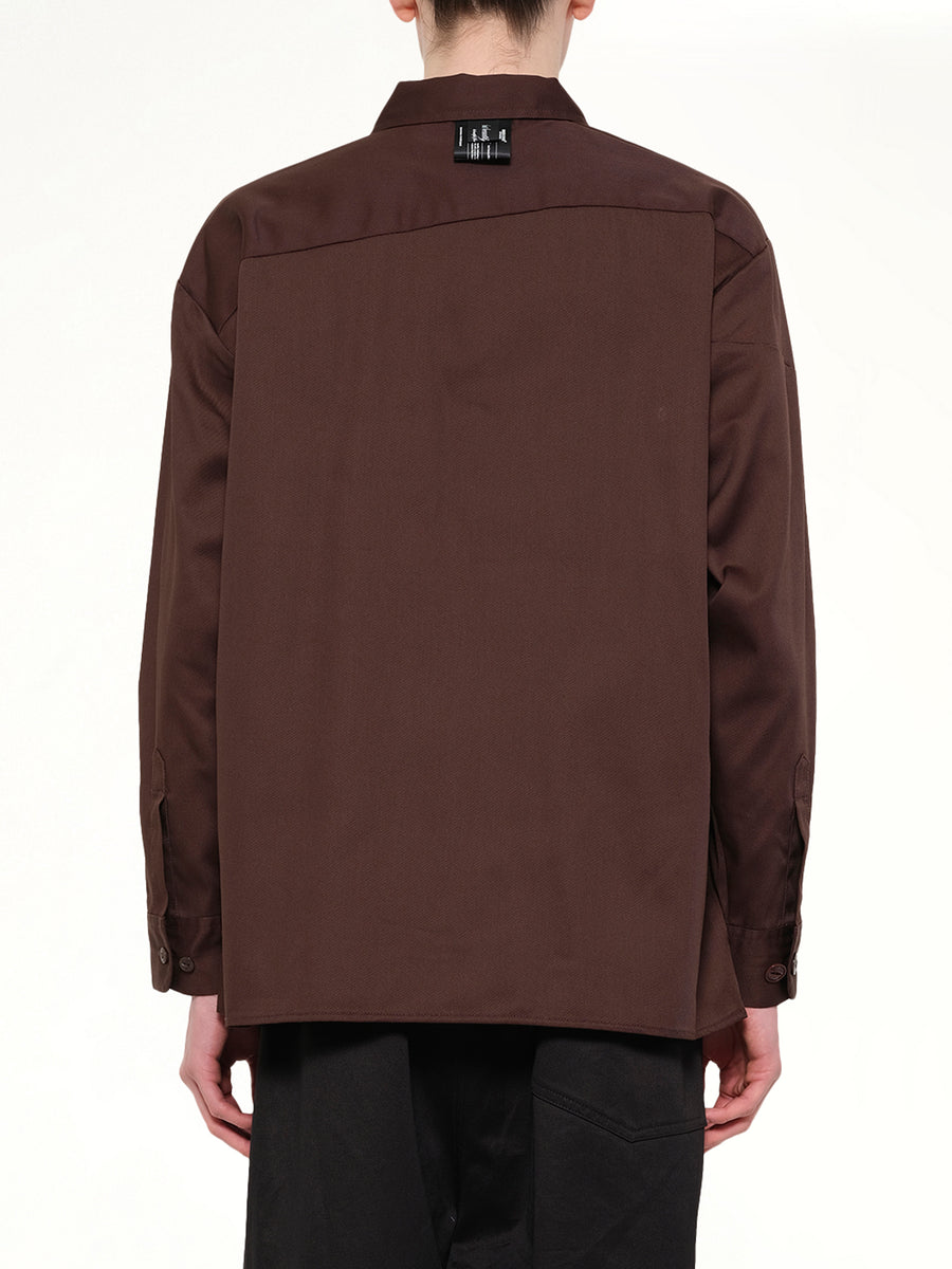 Dickies x UC LS Shirt in Brown