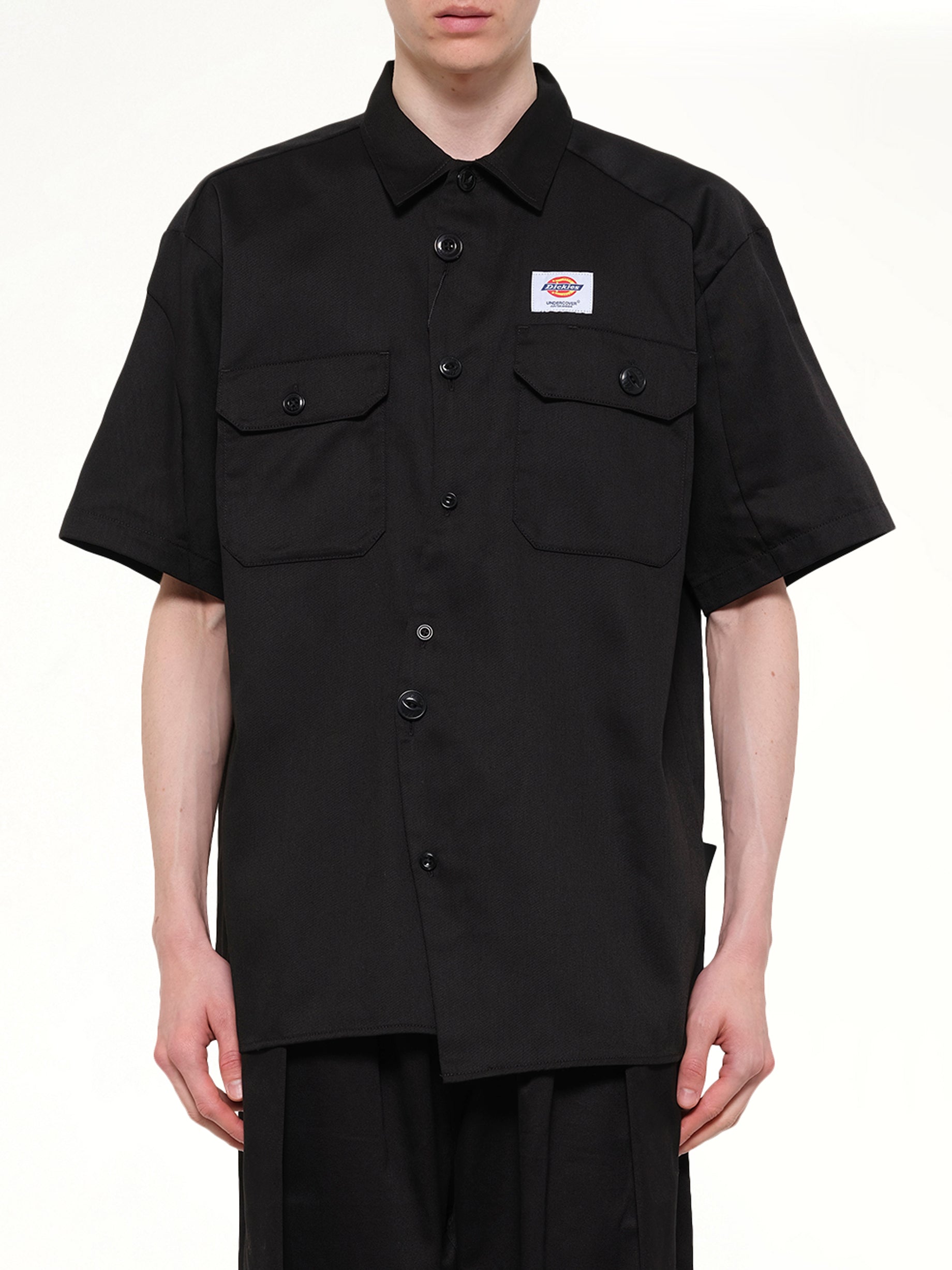 Dickies x UC 黑色短袖衬衫