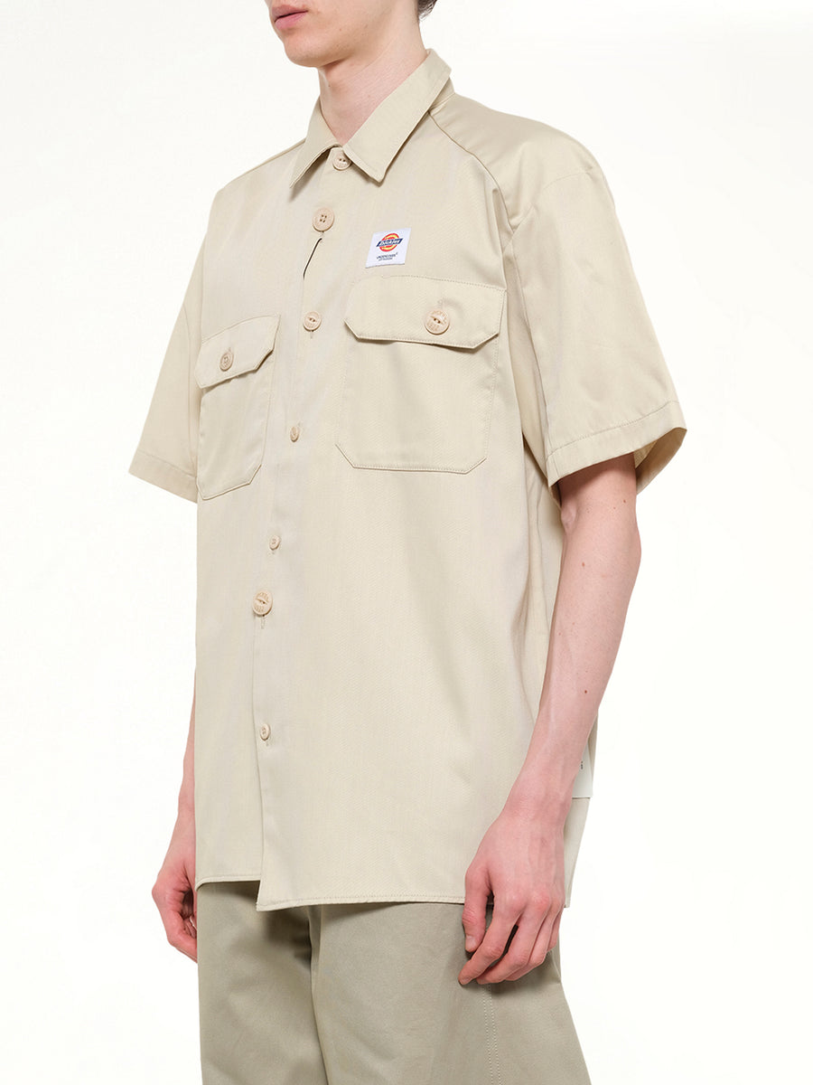 Dickies x UC SS Shirt in Light Grey/Beige