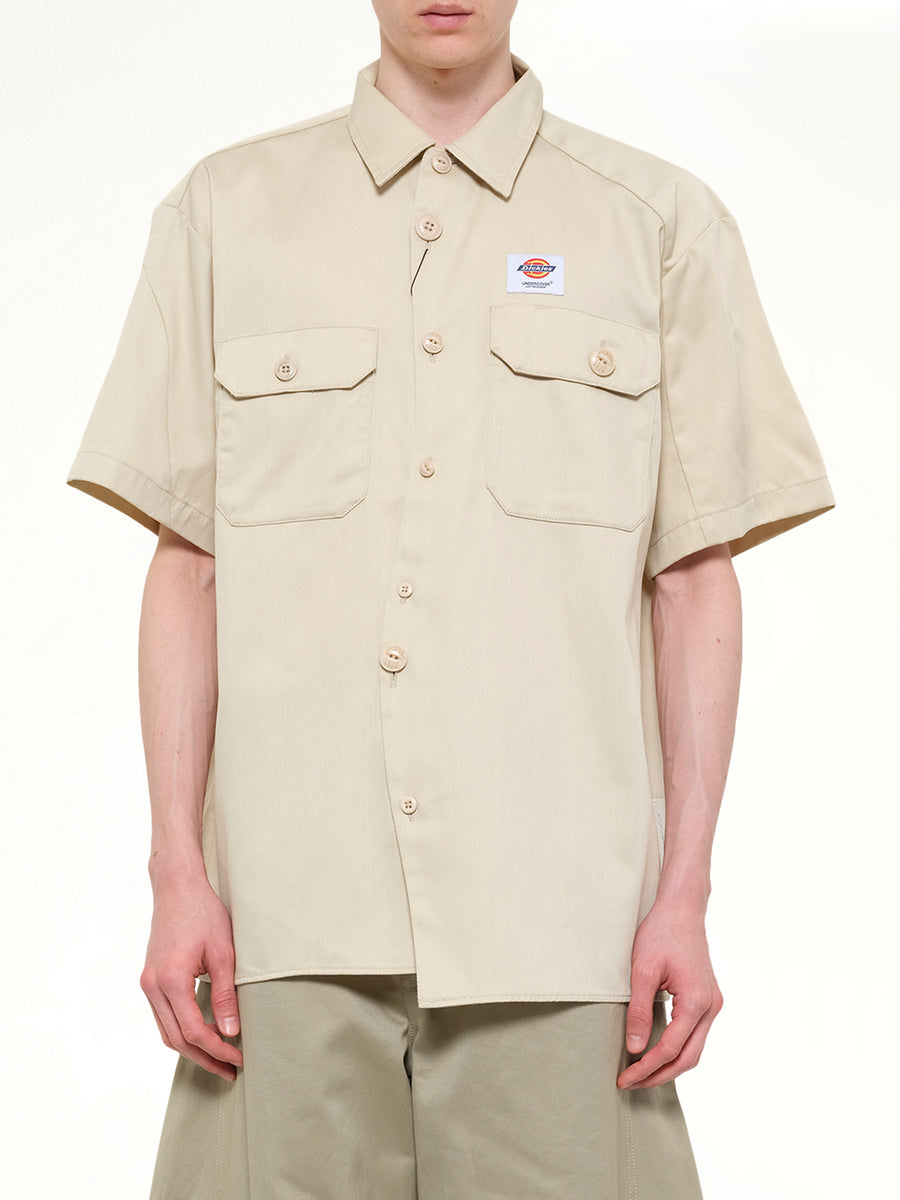 Dickies x UC SS Shirt in Light Grey/Beige