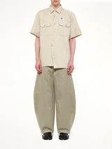 Dickies x UC 短袖衬衫，浅灰/米色