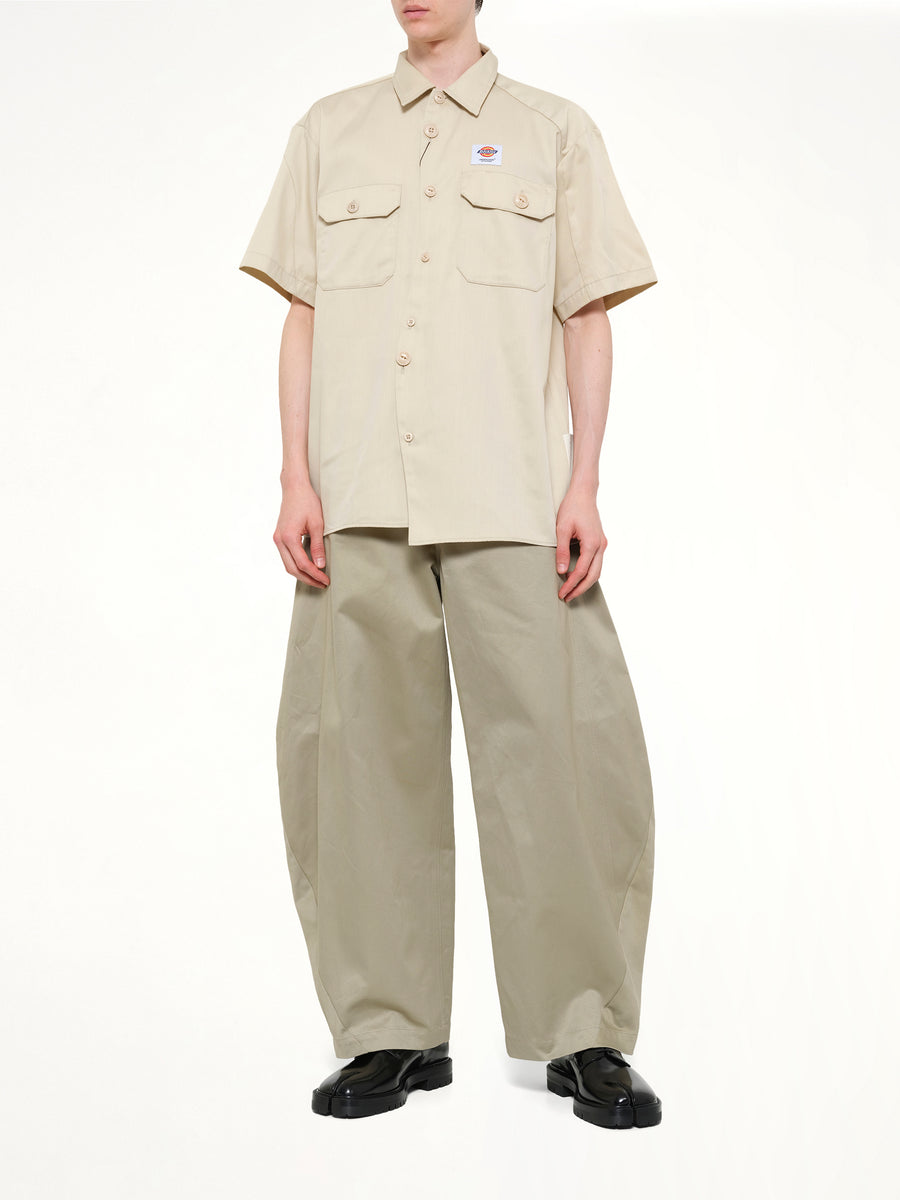 Dickies x UC SS Shirt in Light Grey/Beige