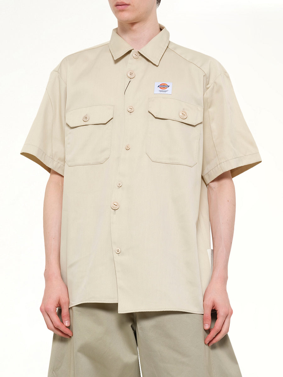 Dickies x UC SS Shirt in Light Grey/Beige