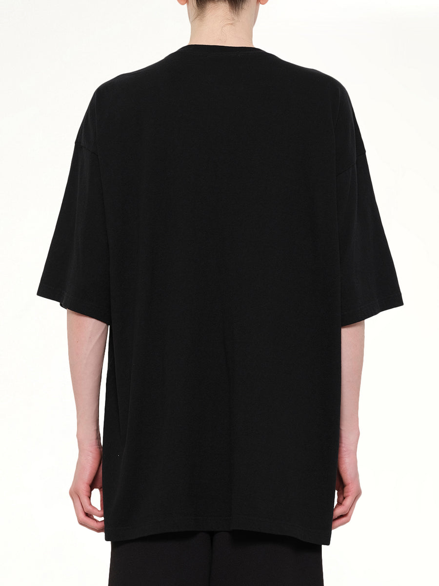 Portrait U Logo T-Shirt in Black