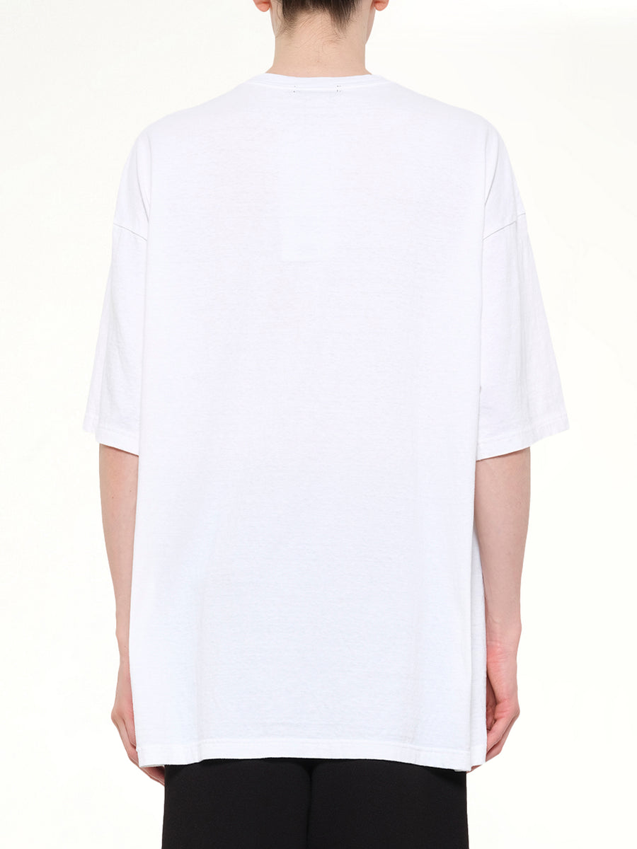 Portrait U Logo T-Shirt in White