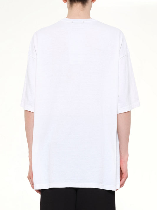 Portrait U Logo T-Shirt in White