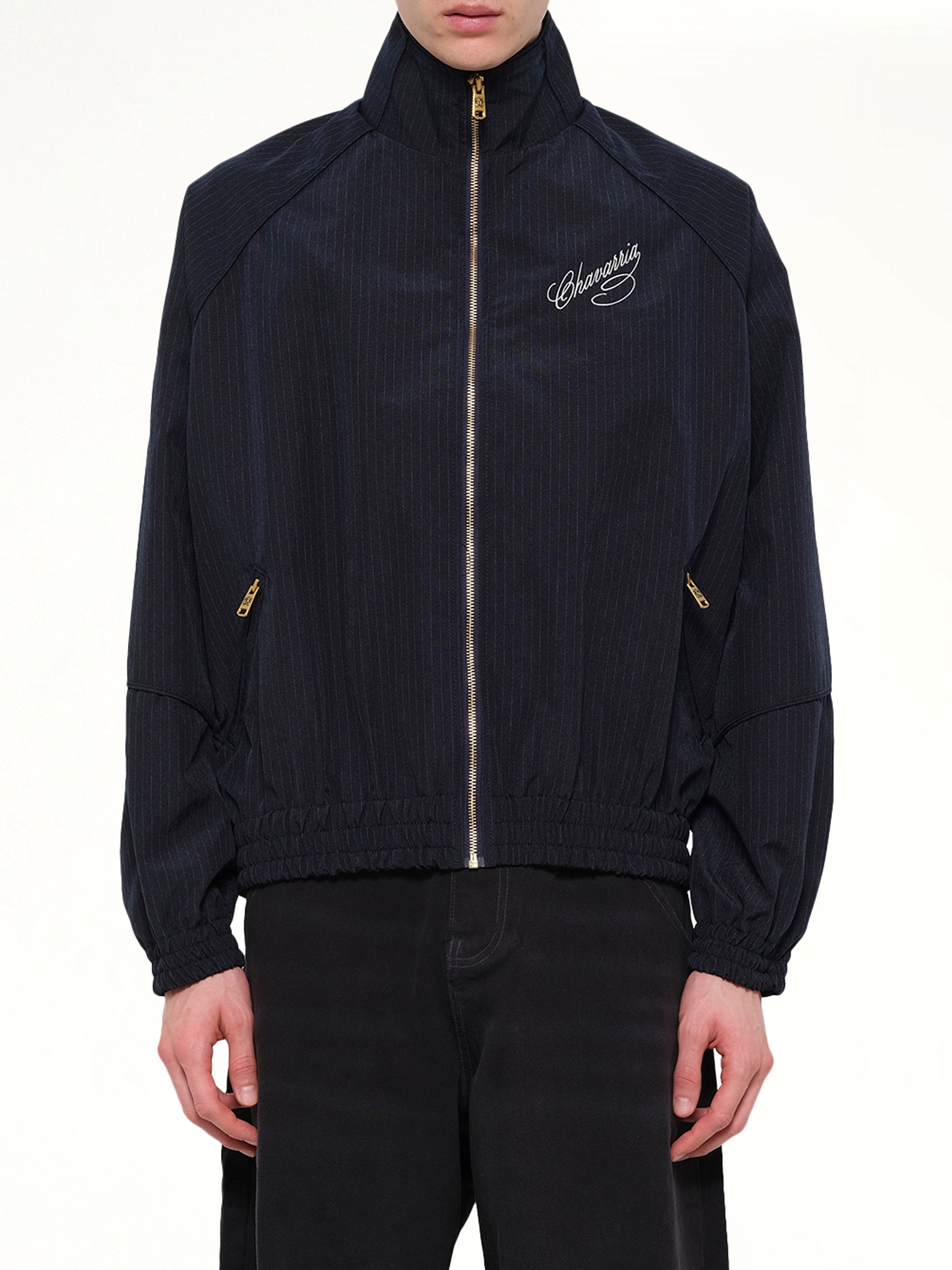 Ruff Rider Track Jacket in Peacoat Stripe