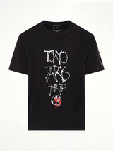 City Graphic T-Shirt in Black/Red