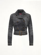 DE-LEGEND-S Denim Jacket in Washed Black
