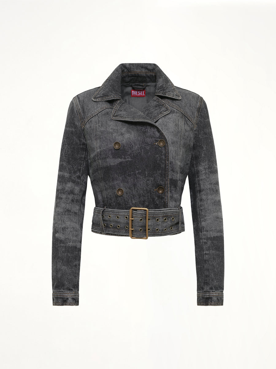 DE-LEGEND-S Denim Jacket in Washed Black