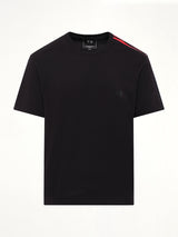 Gradient 3 Stripe T-Shirt in Black/Red