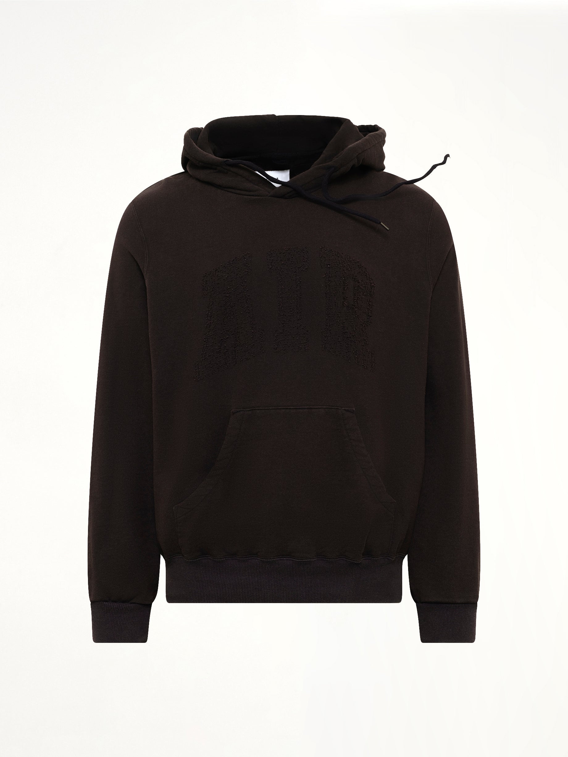 Threadless Air Embroidery Hoodie in Black