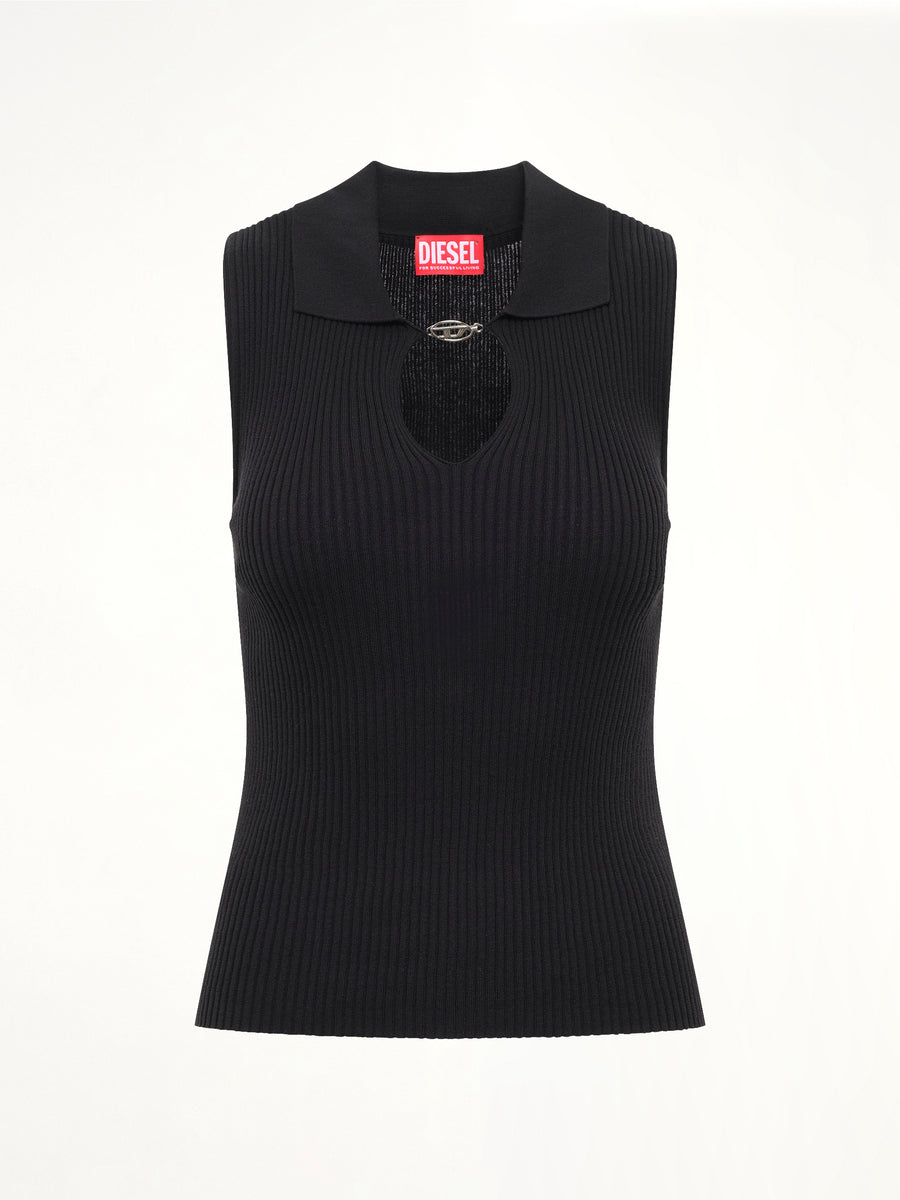 M-LILITA Knitwear Top in Black