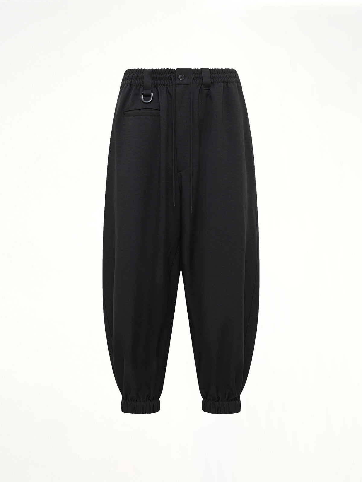 Y-3 Nylon Cuffed Pants in Black
