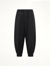 Y-3 Nylon Cuffed Pants in Black