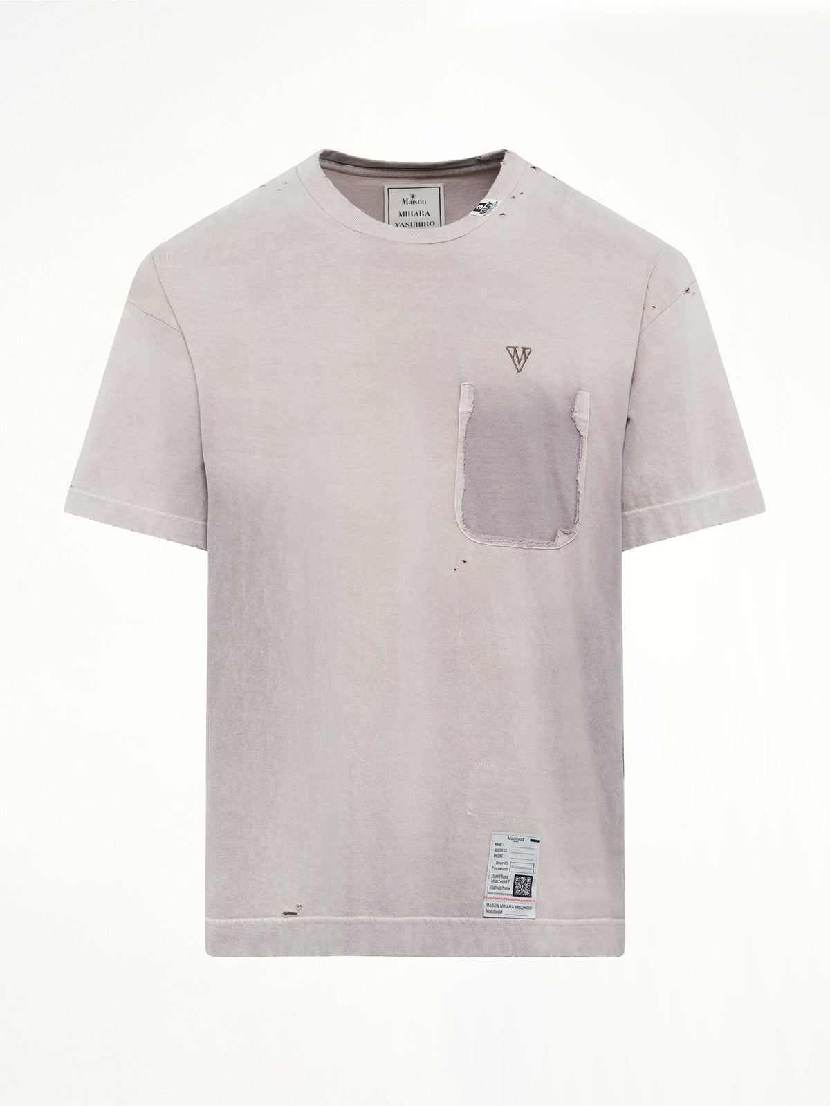 Sun Faded T-Shirt in Beige
