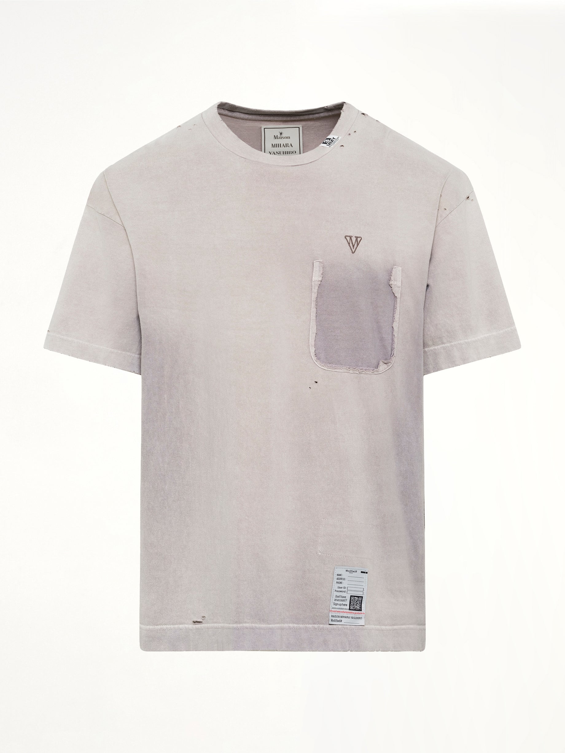 Sun Faded T-Shirt in Beige