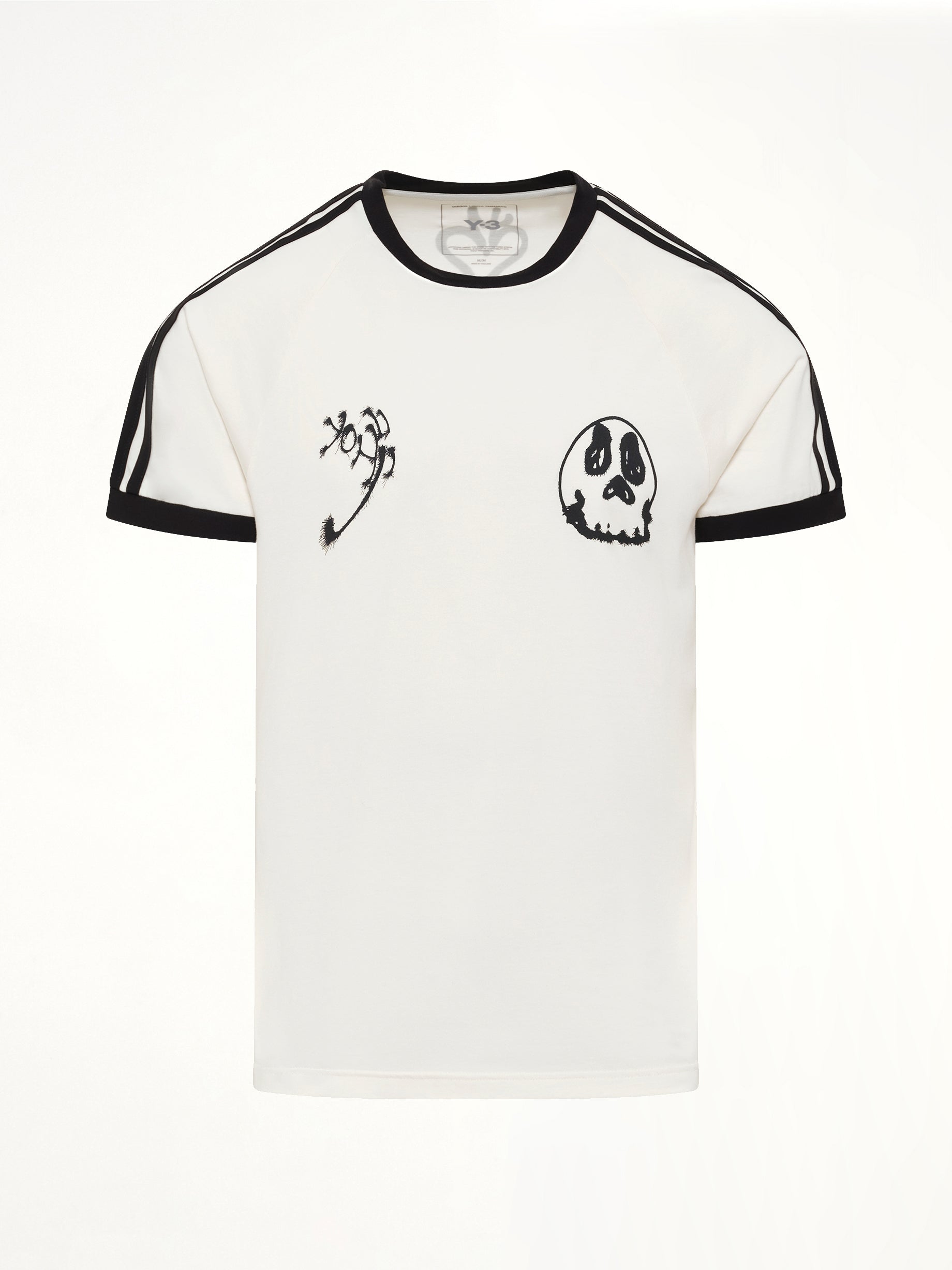 Skull Graphic Run Shorts in Black