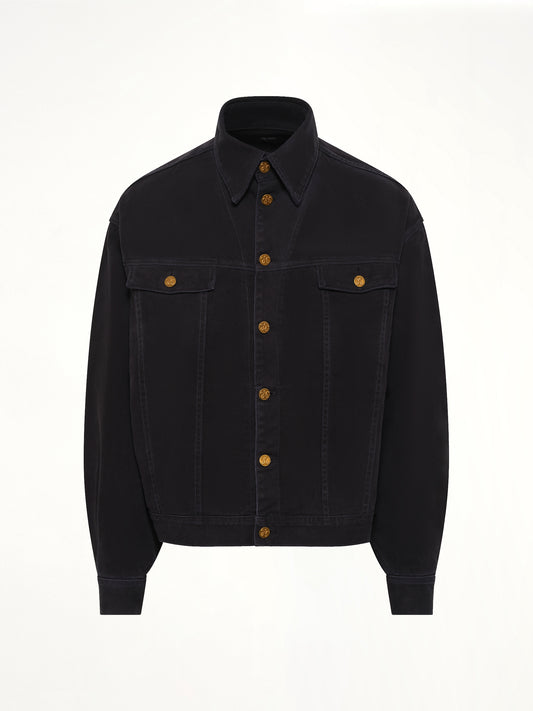Chachi Denim Trucker in Black