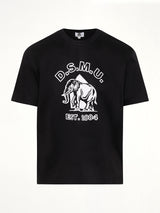 D.S.M.U' 黑色T恤