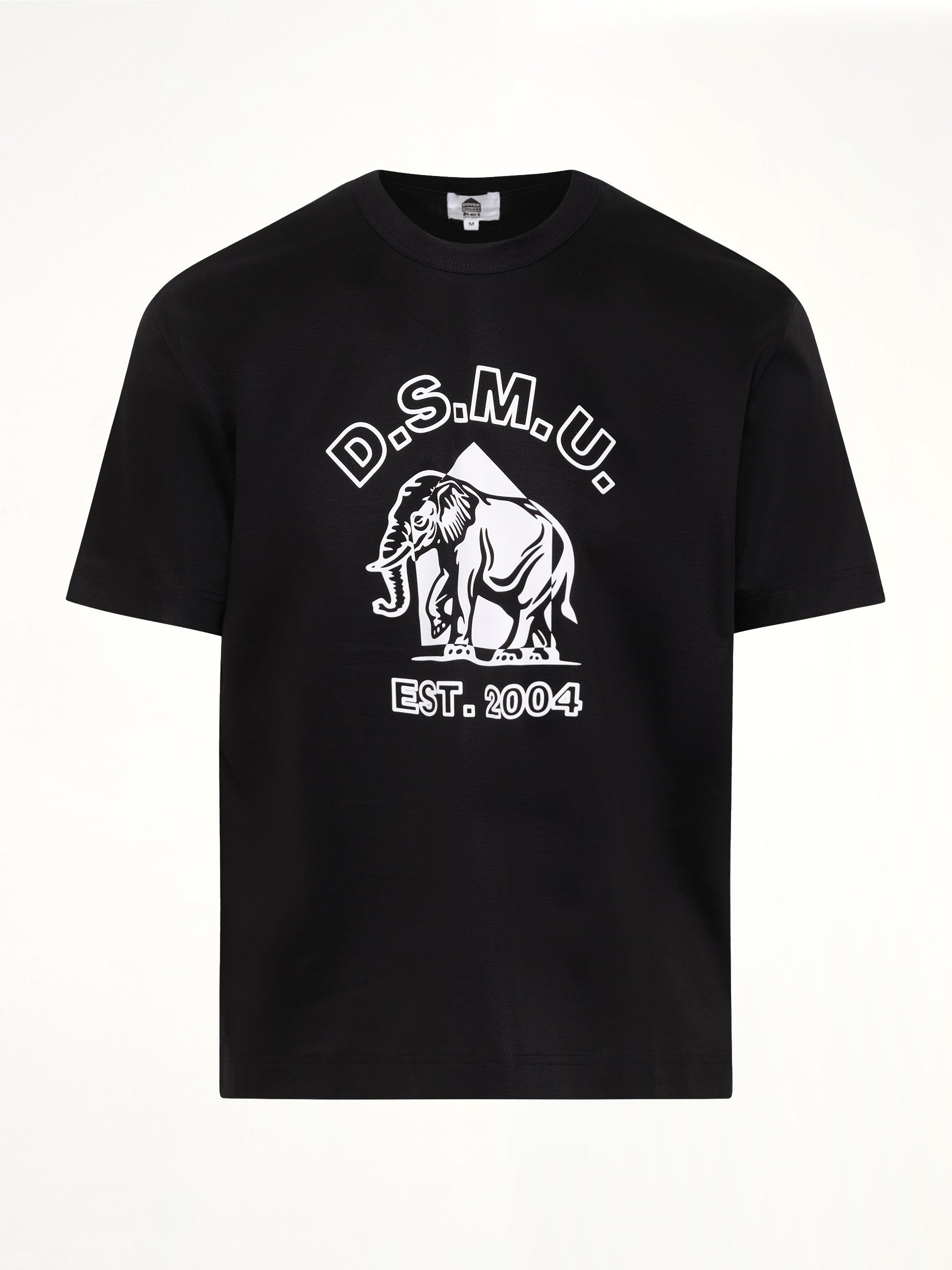 D.S.M.U' 黑色T恤