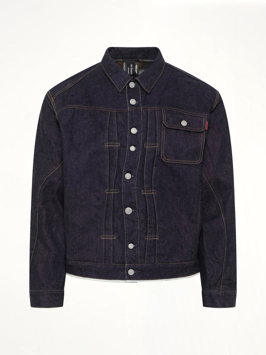 Denim Blouson in Indigo
