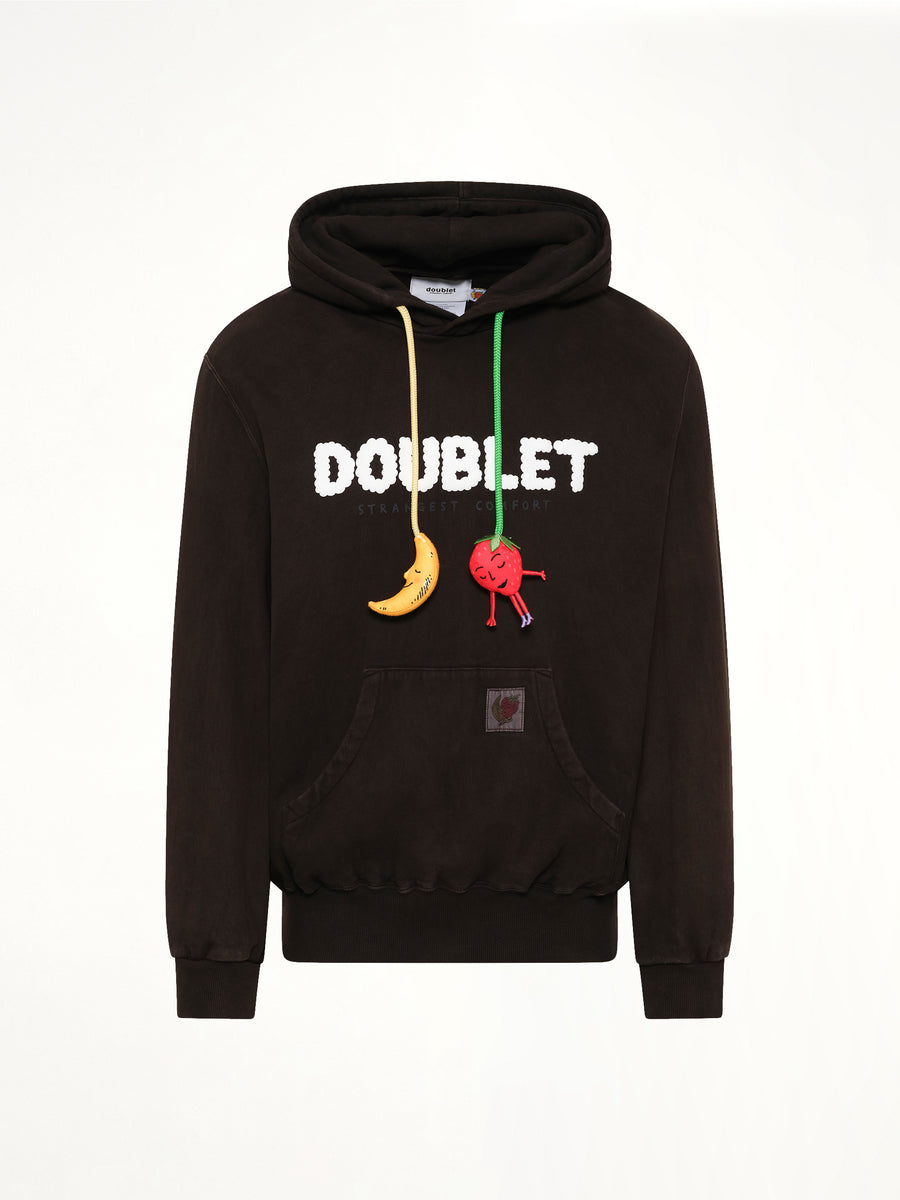 Mud-Dyed Hoodie With SHFU in Mud