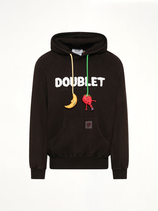 Mud-Dyed Hoodie With SHFU in Mud