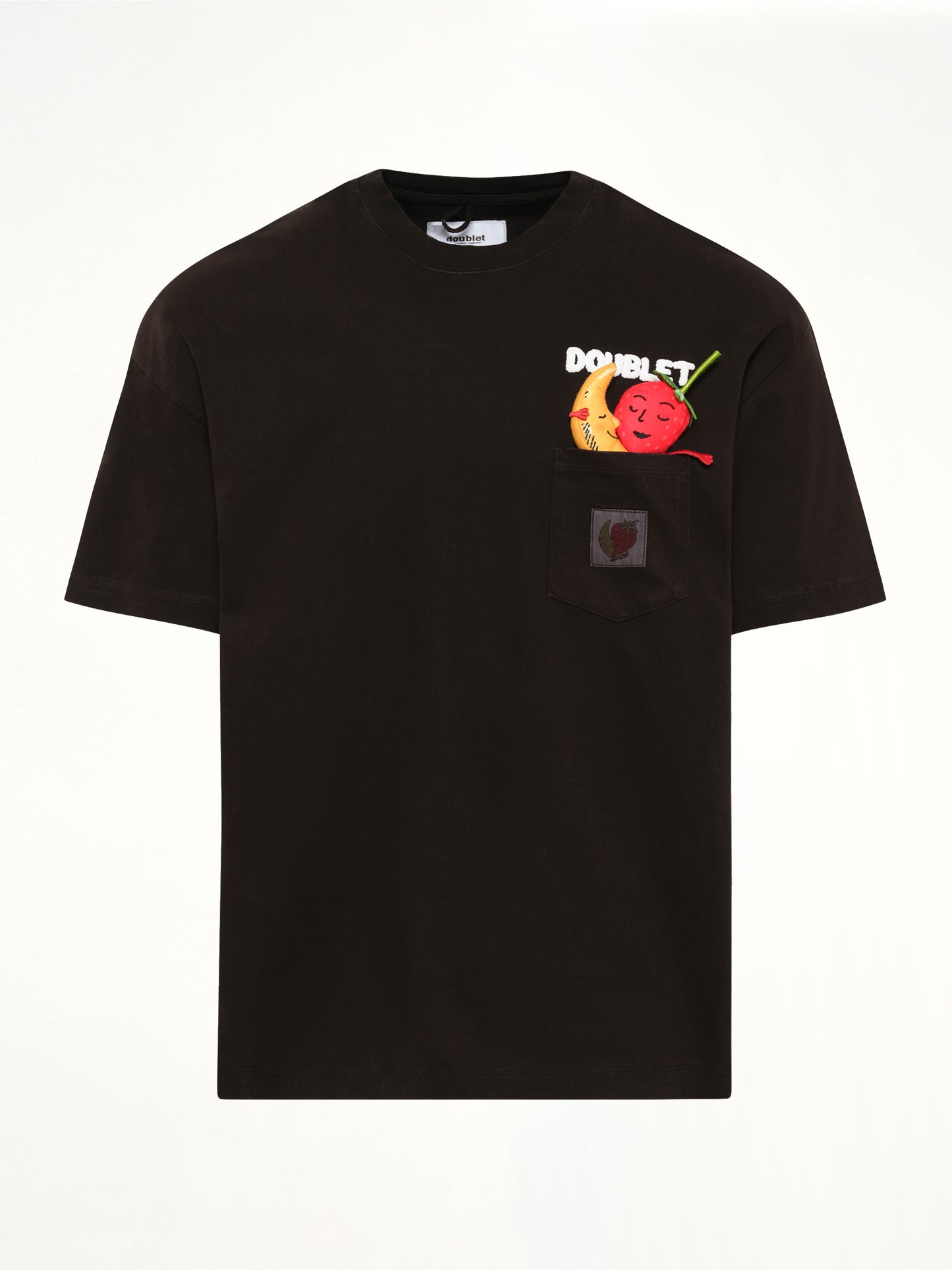 Mud-Dyed T-Shirt With SHFU  in Mud