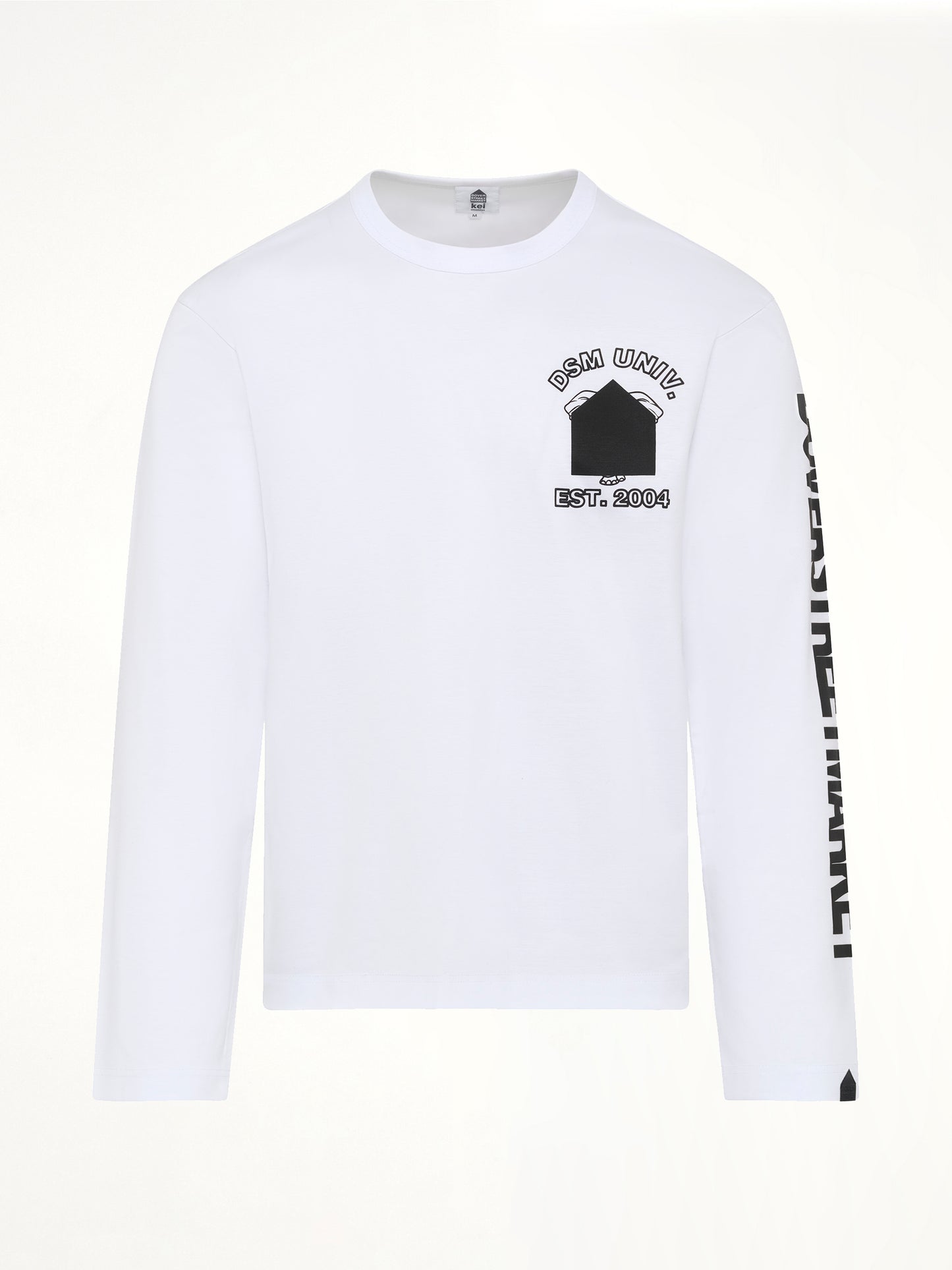 Ponte Knit LS T-Shirt in White