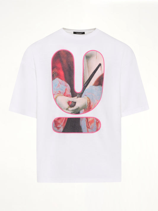 Portrait U Logo T-Shirt in White