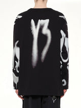 Allover Yaksha LS T-Shirt in Black