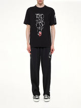 City Graphic T-Shirt in Black/Red