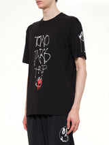 City Graphic T-Shirt in Black/Red