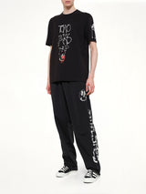 City Graphic T-Shirt in Black/Red