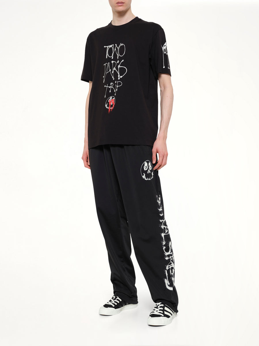 City Graphic T-Shirt in Black/Red