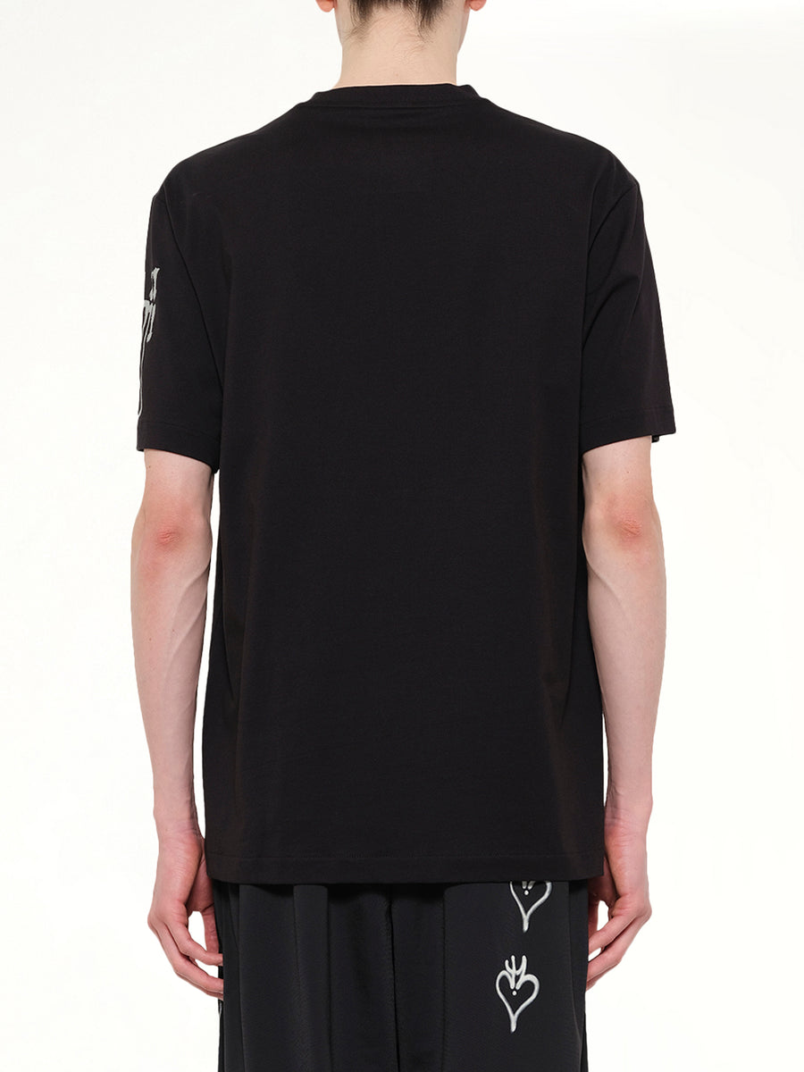 City Graphic T-Shirt in Black/Red