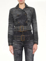 DE-LEGEND-S Denim Jacket in Washed Black