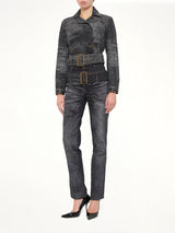 DE-LEGEND-S Denim Jacket in Washed Black