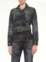 DE-LEGEND-S Denim Jacket in Washed Black