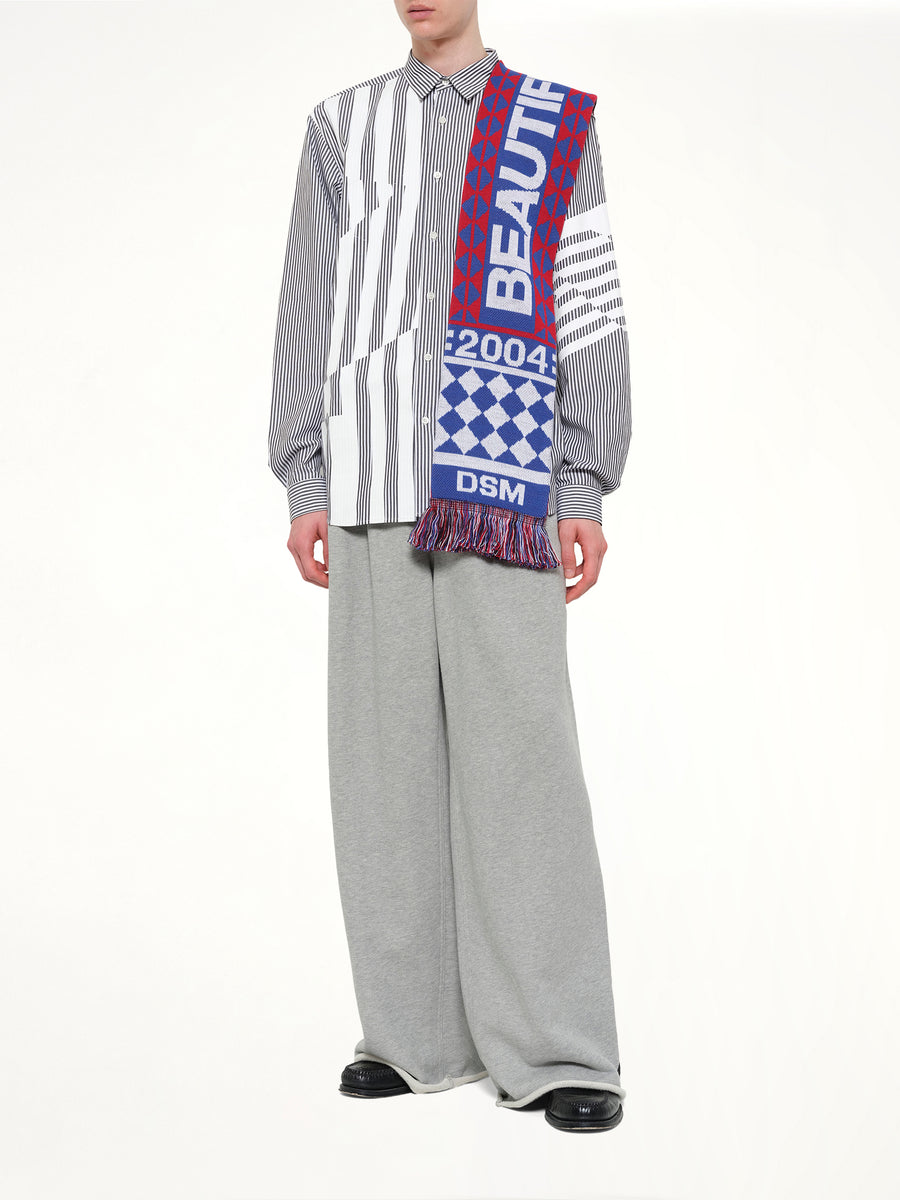 DSM Beautiful Chaos Football Knit Scarf in Multiolour